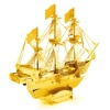Okręt Golden Hind - złoty